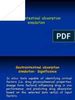 Gastrointestinal Absorption Simulation