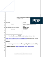 Sample Request for Informal Discovery Conference in California