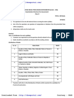 Cbse Class 10 Syllabus 2018 19 Hindustani Music Percussion Instruments