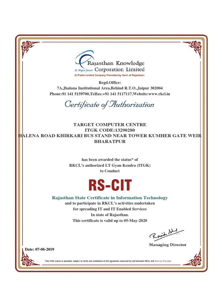 Authorized IT Training Center | PDF | Computers