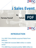 Zong Sales Event