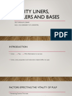 Cavity Liners, Sealers and Bases Lecture