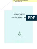 Hydel Power Policy 1995