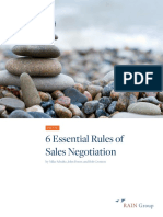 6 Essential Rules of Sales Negotiation