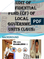 Audit of Confidential Fund of LGU