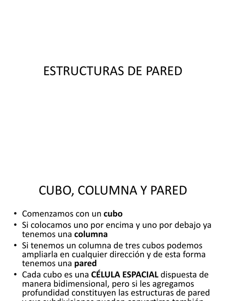 Estructuras de Pared | PDF | Biología Celular) | Naturaleza