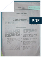 NTSE Nov 2012 AP PDF