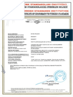 Tse 12201 2 Pe Pressurized Drinking and Service Water Pipe Certificate