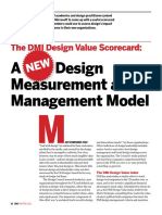 A Design Measurement and Management Model: The DMI Design Value Scorecard