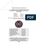 Laporan Pelaksanaan Kegiatan Kelompok 18