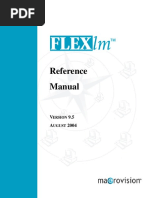 FLEXlm Reference Manual PDF