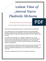 CV of RN Thabisile Mchunu.1