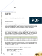 Modelos de Carta de Intención de Compra