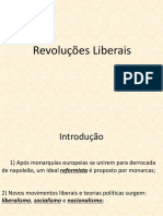 Aula DCE - Revoluções Liberais