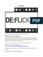 De Flicker Manual