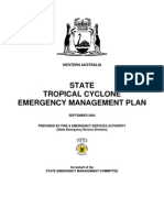 State Tropical Cyclone Emergency Management Plan: Western Australia