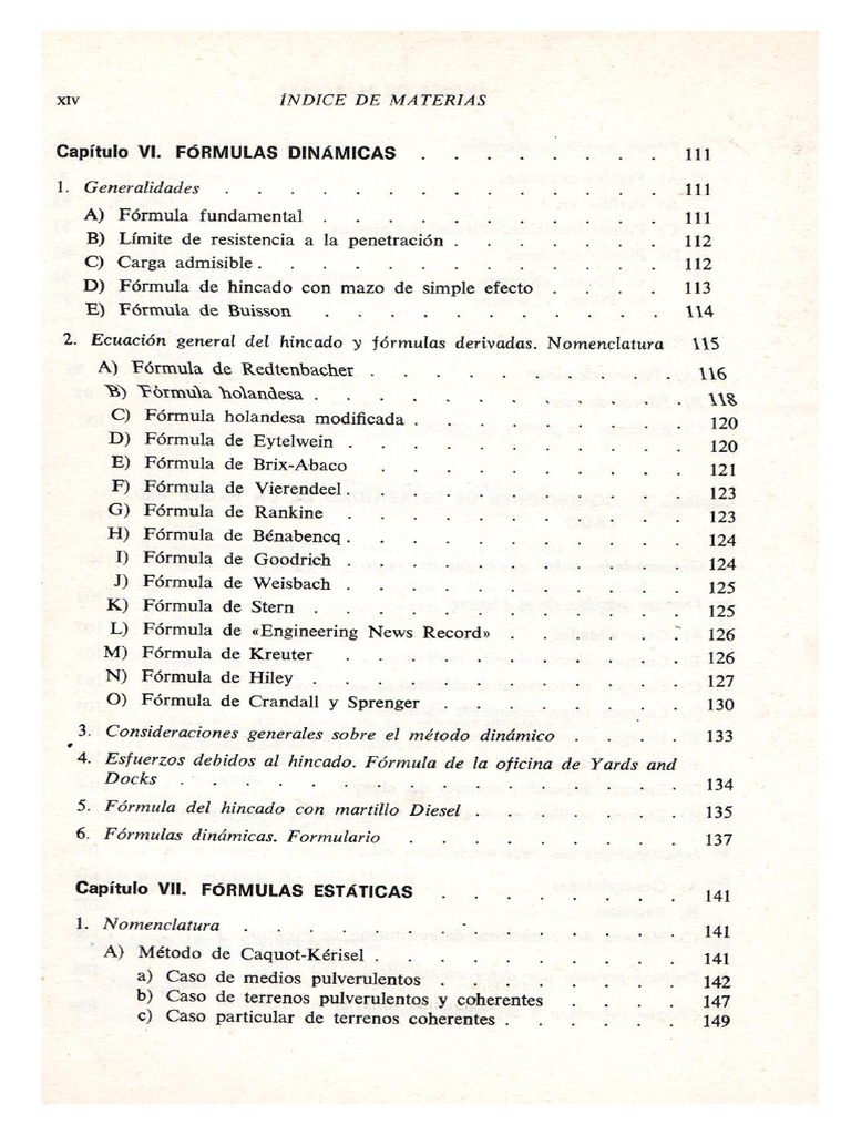 Formulas de Pilotes | PDF