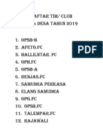 Daftar Tim