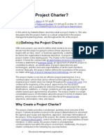 What Is A Project Charter?
