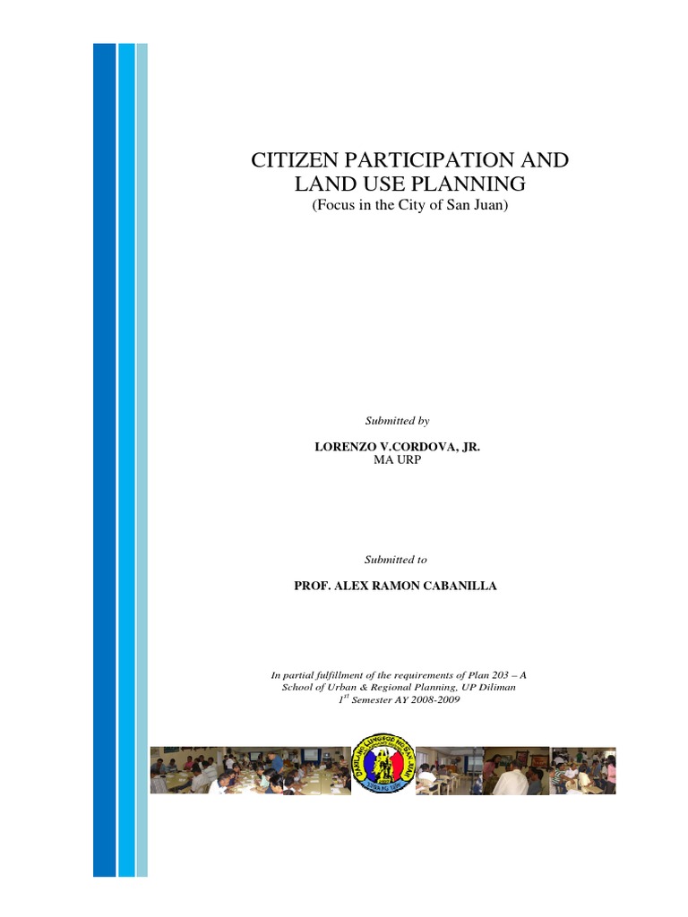 Citizen Involvement in San Juan Land Use Planning | PDF | Urban ...
