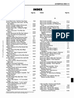 Alphabetical Index of Auto Repair Manual Sections