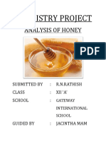 Analysis of Honey Xii A