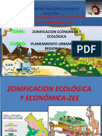 ZONIFICACION ECOLOGICA  Y ECONOMICA