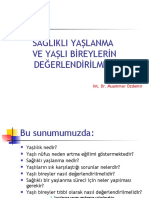 Sağlikli Yaşlanma