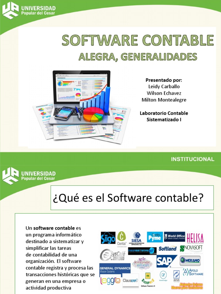 Diapositivas Upc... Lab Contable | PDF | Contabilidad | Software
