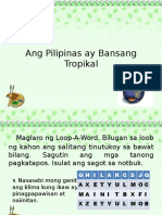 AP- Aralin 4- Ang Pilipinas Ay Bansang Tropikal