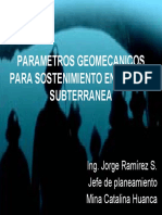 J-PARAMETROS GEOMECANICOS PARA SOSTENIMIENTO EN MINERIA SUBTERRANEA.pdf