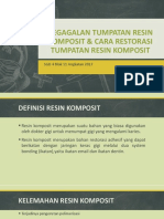 KEGAGALAN DAN RESTORASI RESIN KOMPOSIT