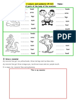 Description Monsters - Numbers and Colours U5 SC1