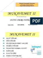 MUKAVEMET 2 Ders Notları PDF