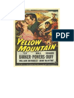 Cartel Pelicula Yellow Mountain