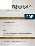 Revalorización de La Función Docente