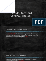 Chords, Arcs, and Central Angles