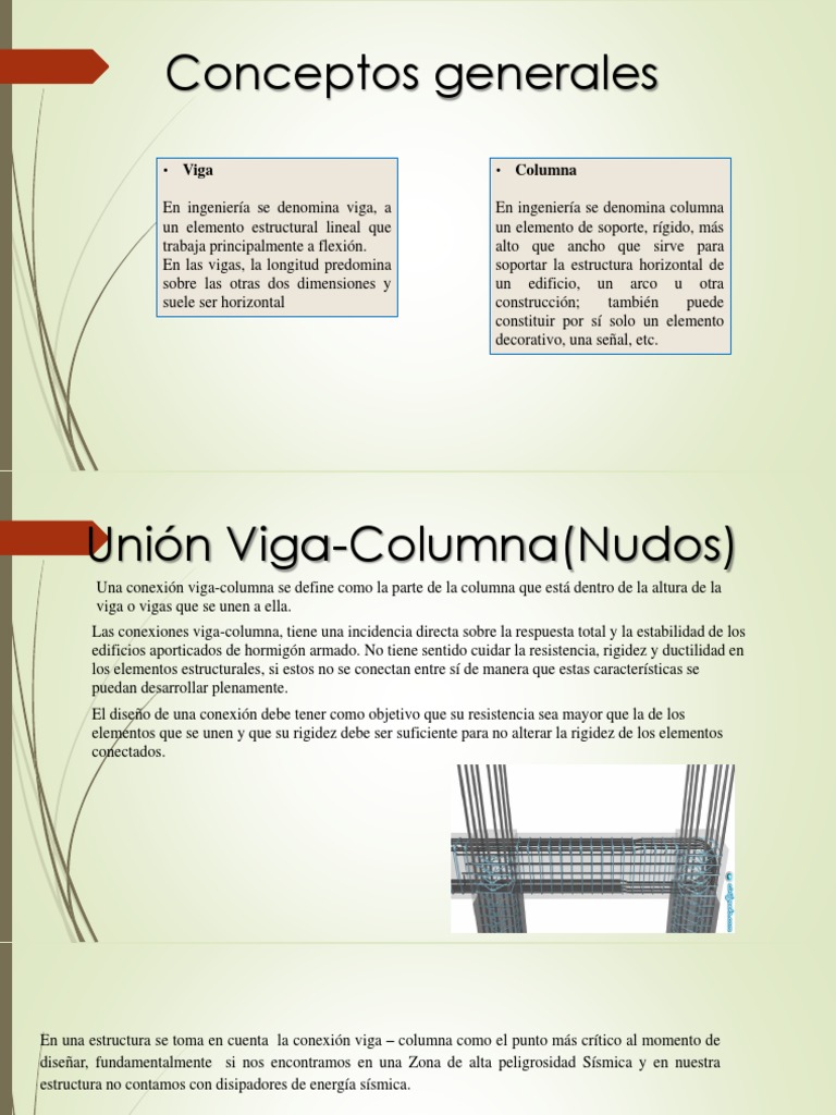 Unión Viga-Columna en Estructuras Sismorresistentes | PDF | Rigidez ...