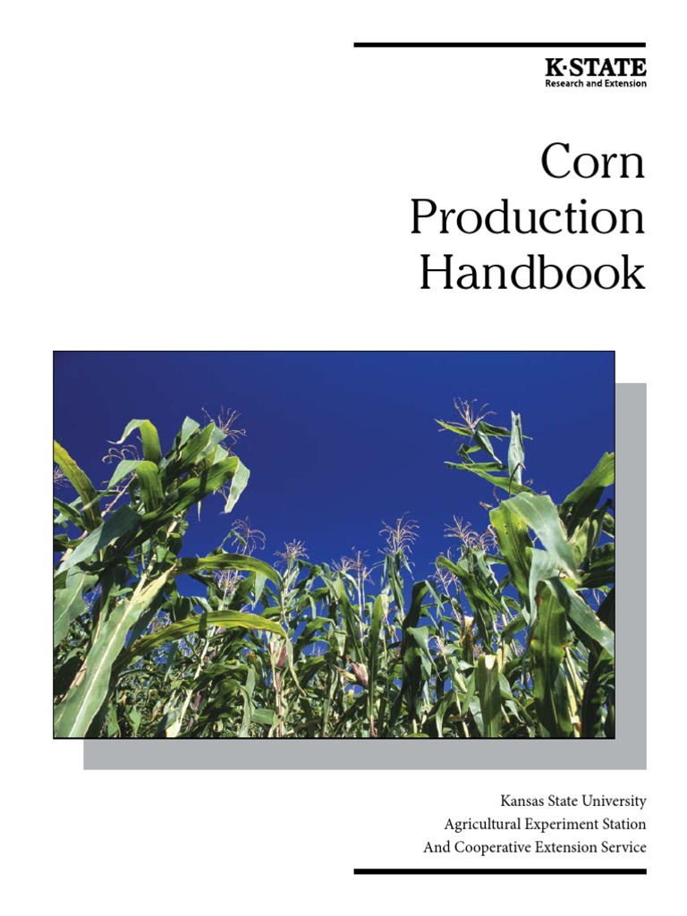 Cron Production Handbook 2 | PDF | Maize | Seed
