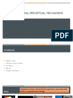 Pain and Central Perceptual Mechanisms: Iris Edith Casillas Martinez