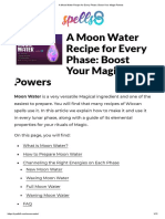 A Moon Water Recipe for Every Phase Boos