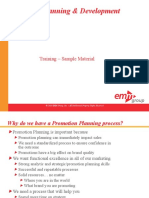 Promotions Planning and Development Course Sample Materials v1 SSD 101310 - 1