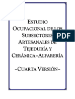 Estudio Ocupacional Sectores Artesanaes Tejeduria