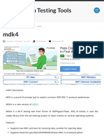 Mdk4 - Penetration Testing Tools