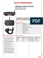 Remote Control System for 4-Section Valve