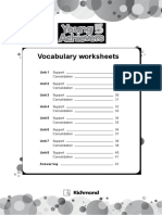 Vocabulary Worksheets: Unit 1