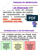 Pesquisa de Observacao