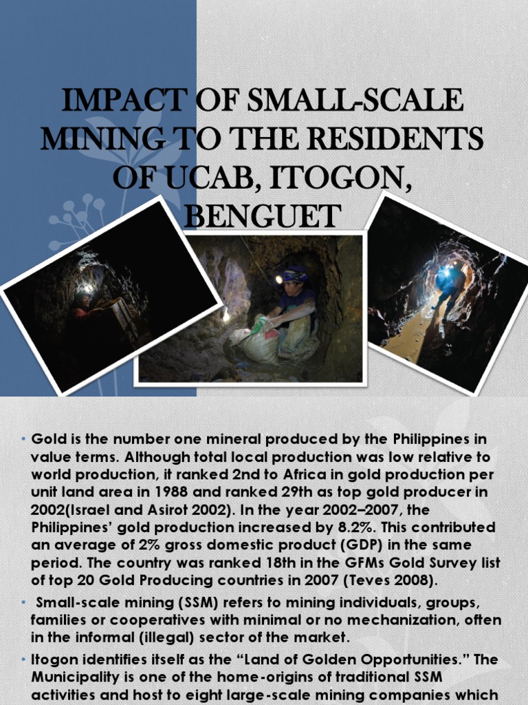 Impact of SSM on Ucab Residents | PDF | Mining | Occupational Safety ...