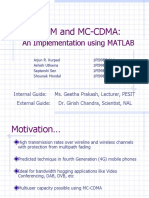 OFDM and MC-CDMA: An Implementation using MATLAB