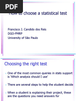 Lecture 4 - How To Choose A Statistical Test